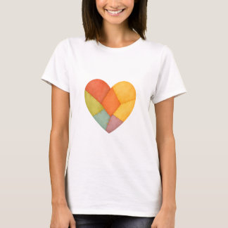 T-shirt Coeur Mosiac