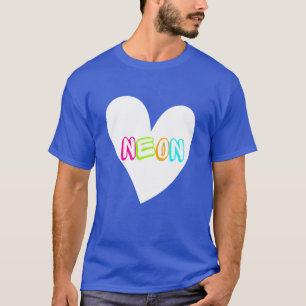 T-shirt Cœur Néon Néon BLC