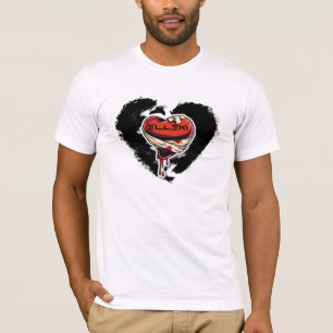 T-shirt Coeur noir d'Elleki