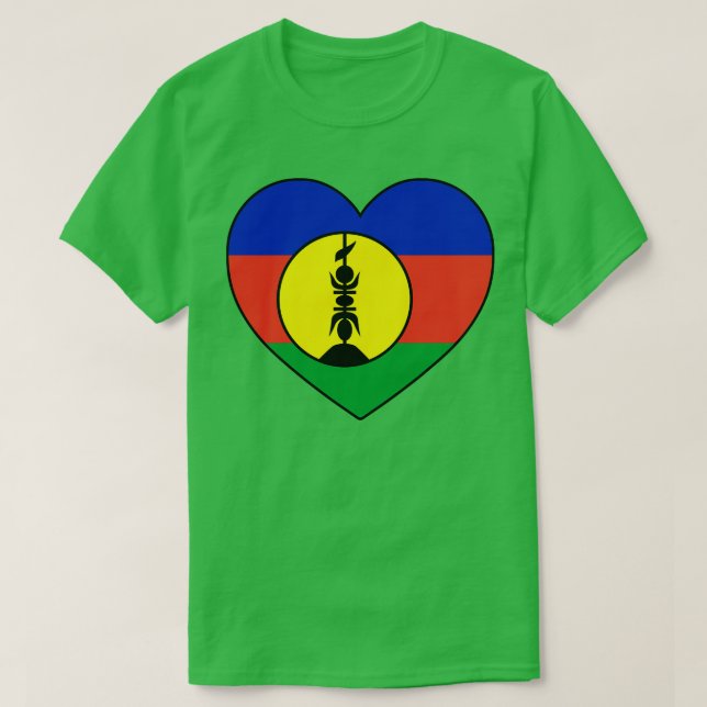 T-shirt Coeur Nouvelle-Calédonie (Design devant)