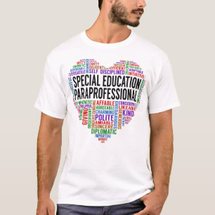 T-shirt Coeur paraprofessionnel de l'éducation spéciale