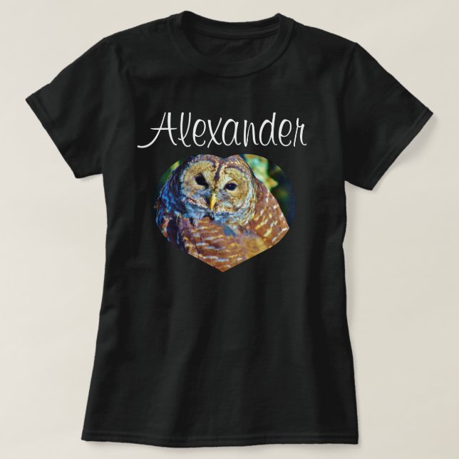 T-shirt Coeur photo personnalisé et nom (Design devant)