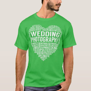 T-shirt Coeur photographique mariage