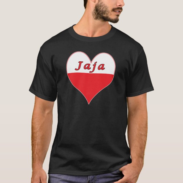 T-shirt Coeur polonais de Jaja (Devant)