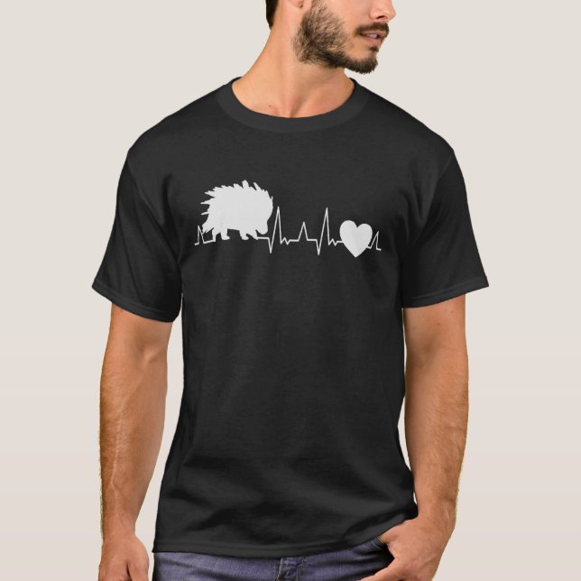 T-shirt Coeur Porcupine 1 (Devant)