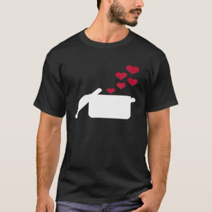 T-shirt Coeur pot cuisine