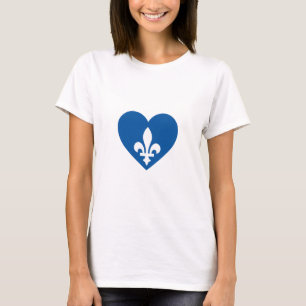 T-shirt Coeur Québec