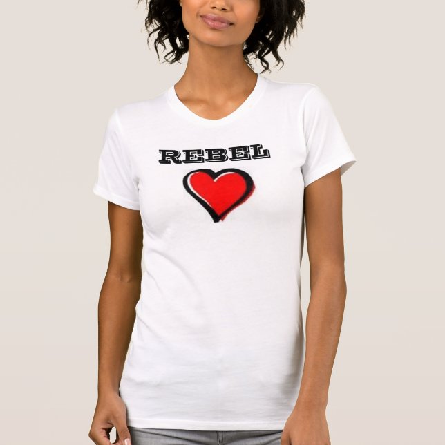 T-shirt Coeur rebelle (Devant)