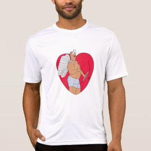 T-shirt Coeur romantique avec un Cupide inhabituel