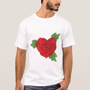T-shirt Coeur rose