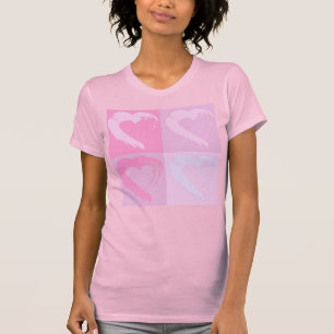 T-shirt Coeur rose
