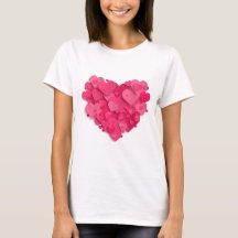 T-shirt Coeur rose 3D tendance