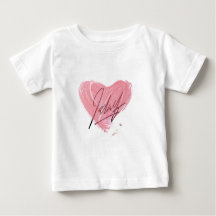 T-shirt Coeur rose pour enfants