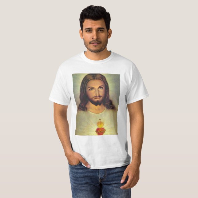 T-shirt Coeur sacré de Jésus (Devant entier)