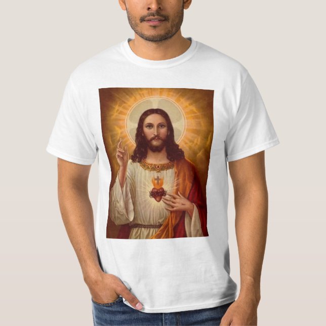 T-shirt Coeur sacré de Jésus (Devant)