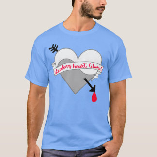 T-shirt Coeur saignant libéral