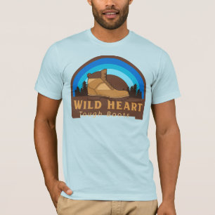 T-shirt Coeur sauvage, Bottes rudes