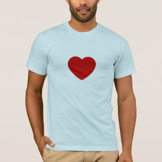 T-shirt coeur solide