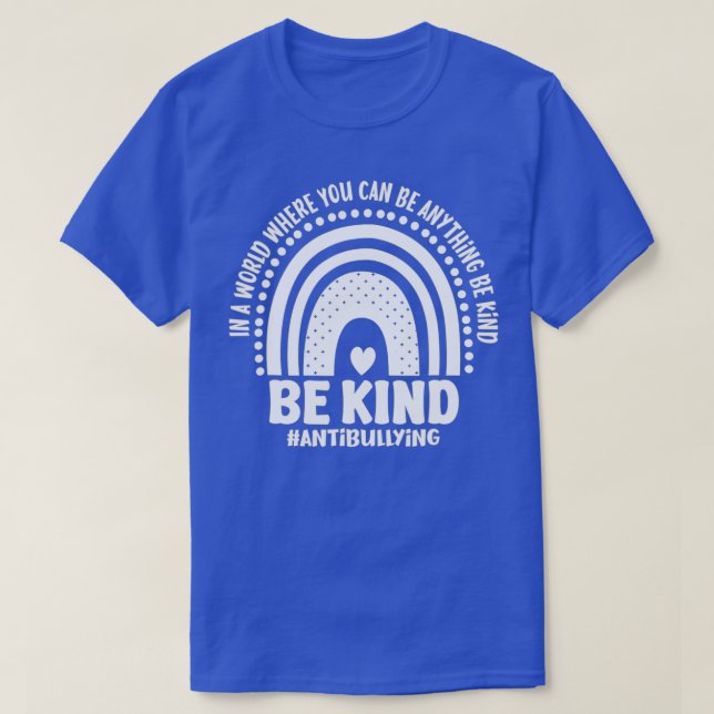 T-shirt Coeur Soyez Gentil Répandu Douceur Anti-Intimidati (Design devant)