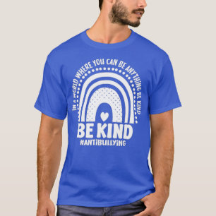 T-shirt Coeur Soyez Gentil Répandu Douceur Anti-Intimidati