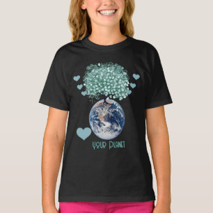T-shirt Coeur ta planète ! Ultra mou