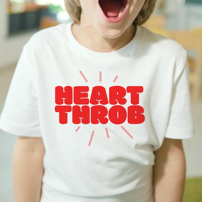 T-shirt Coeur Throb - Valentine T Chemise Enfants | DP7art (Gifts for Kids,Valentine\u0027s Day Gifts, Graphic Tees, Family Valentines, Gifts for Boys, Son, Mom)