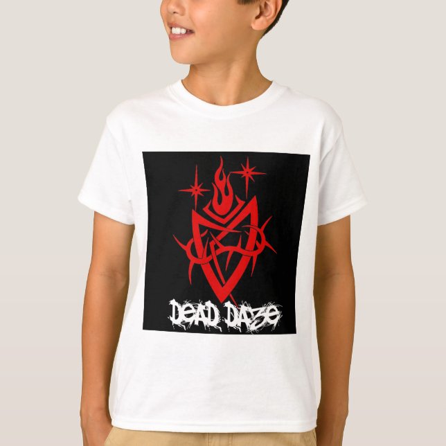 T-shirt Coeur tribal Dead Daze (Devant)