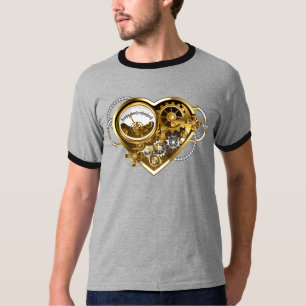T-shirt Coeur vapeur avec un manomètre