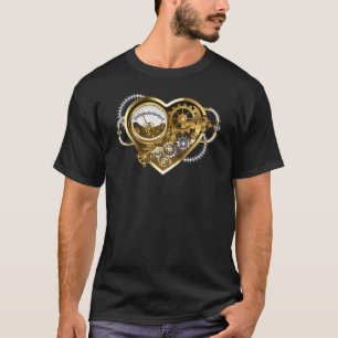 T-shirt Coeur vapeur avec un manomètre