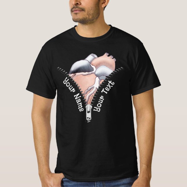 T-shirt Coeur Zipper (Devant)