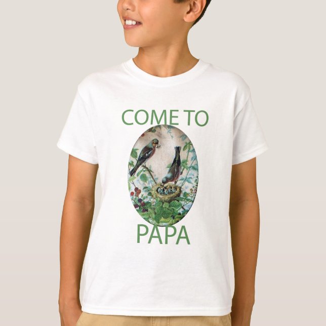 T-shirt Coeurs affamés : Papa's got food ! (Devant)