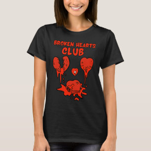 T-shirt Coeurs brisés anti-Valentine's Week