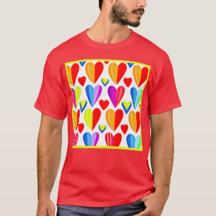 T-shirt Coeurs colorés Bliss : Motif
