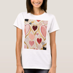 T-shirt Coeurs d'amour