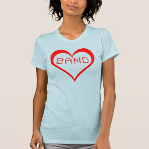 T-shirt Coeurs de bande