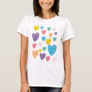 T-shirt Coeurs de bonbons
