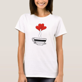 T-shirt Coeurs de café
