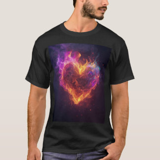 T-shirt Cœurs de feu de fierté