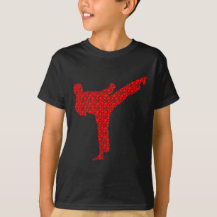 T-shirt Cœurs de la Saint-Valentin amateurs de karaté Amou
