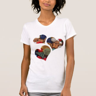 T-shirt Coeurs d'hommes de Gingergread