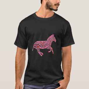 T-shirt Coeurs mignons Zebra Funny Animaux Lover Valentine