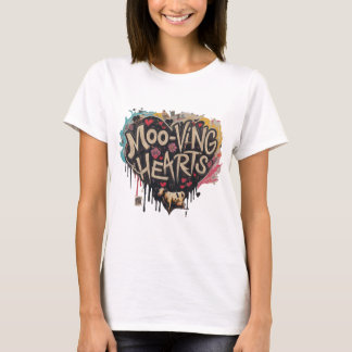 T-shirt Coeurs moo-vivants