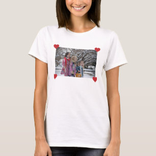 T-shirt Coeurs Personnaliser Télécharger la photo Faire vo