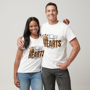 T-shirt Coeurs pleins de gratitude et ventre plein - Psaum