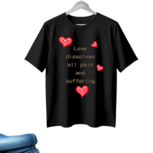 T-shirt Coeurs rouges