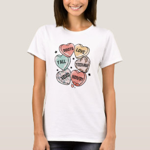 T-shirt Coeurs thématiques Cowboy Cowgirl