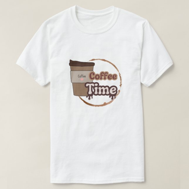 T-shirt coffee (Design devant)