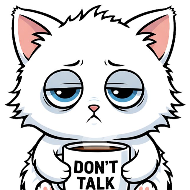 T-shirt Coffee Addict Cat (Créateur téléchargé)