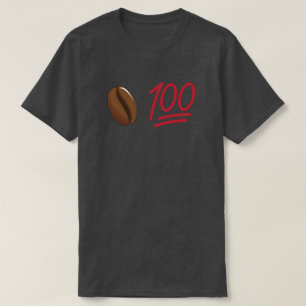 T-shirt Coffee Bean 100 Drôle