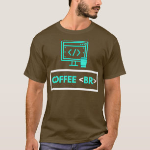 T-shirt Coffee Break Software Developer Computer Coding Co